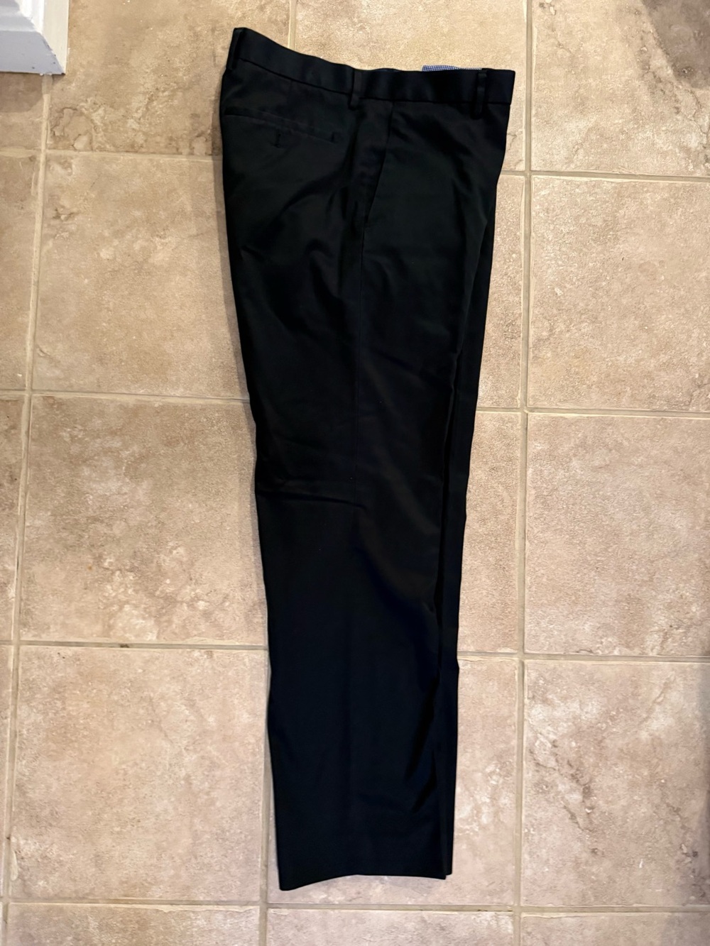 Men's Black Dress Pants - Slim Tailored Fit